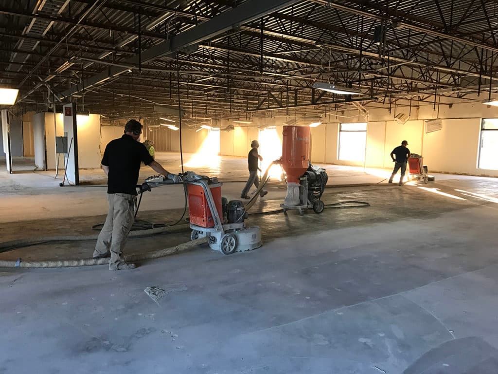 Finished concrete flooring project by Andy's Concrete Floors in Austin, Texas