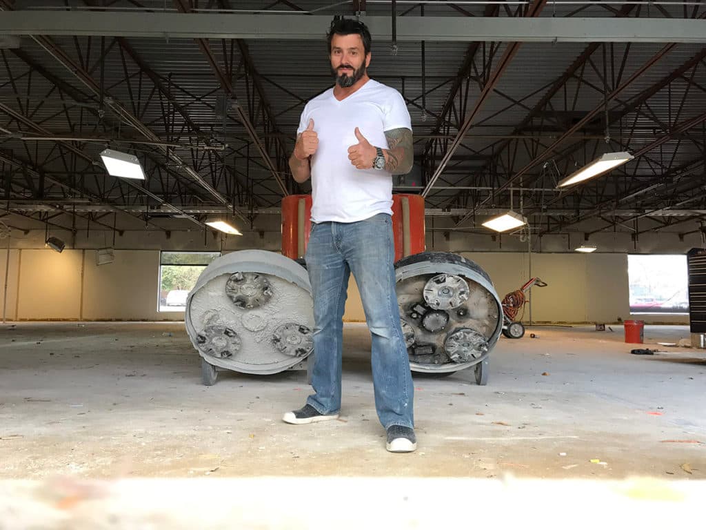 Andy, owner of Andy's Concrete Floors